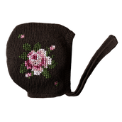 Heirloom Rose bonnet - Chocolate
