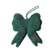 Personalized bow ornament - Green