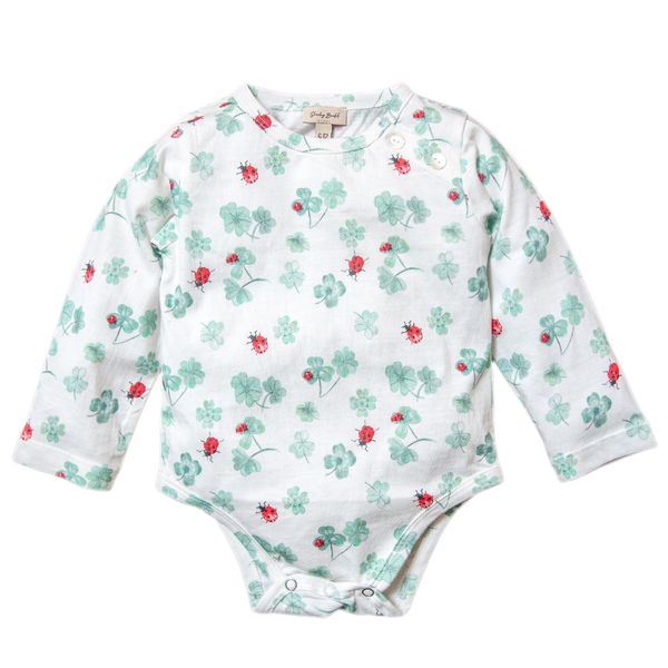 Clover jersey onesie - Marshmellow