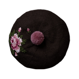 Heirloom Rose beret (Women) - Chocolate