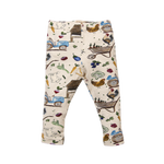 Little farm jersey leggings - Cream