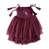 Personalized Primrose dress - Plum