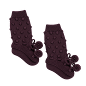 Bubble footies - Plum