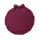 Christmas Bow placemat - Grape