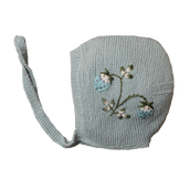 Botanical bonnet (Cotton) - Duck Blue