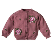 Heirloom Rose cardigan - Blush