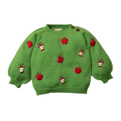 Apple sweater - Leek Green