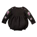 Heirloom Rose romper - Chocolate (PRE-ORDER)