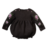 Heirloom Rose romper - Chocolate