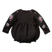 Heirloom Rose romper - Chocolate