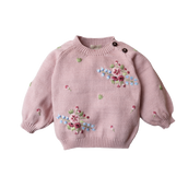 Midsummar sweater (Cotton) - Dahlia
