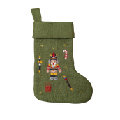 Nutcracker Stocking - Green