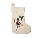 Nutcracker Stocking - Cream