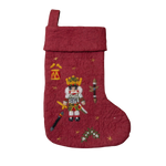 Nutcracker Stocking - Red