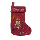 Personalized Nutcracker Stocking - Red