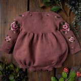 Heirloom Rose romper - Blush