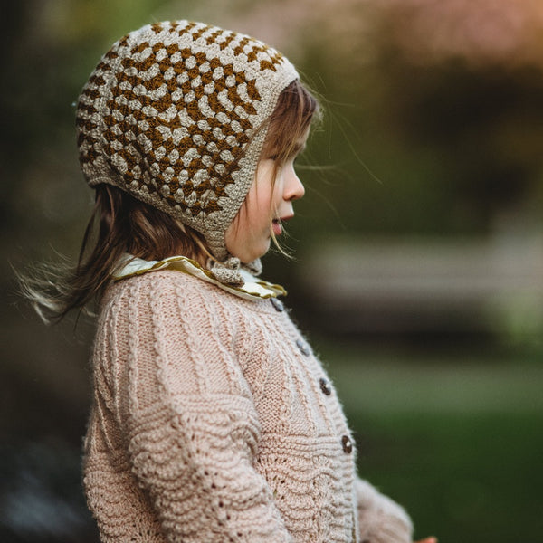 Granny crochet bonnet - Amber
