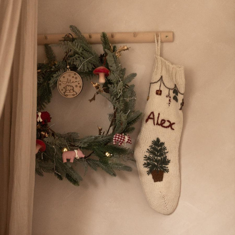 personalized garland stocking