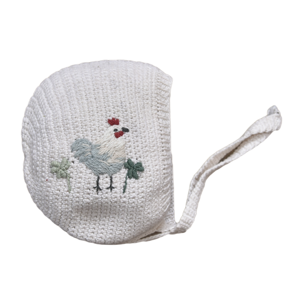 Chicken bonnet (Cotton) - Marshmellow