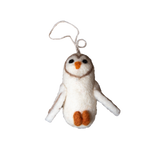 Owl Ornament - Cream