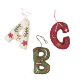 Christmas Letter ornament