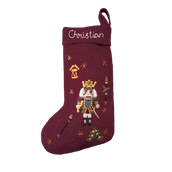 Personalized Nutcracker Stocking - Red