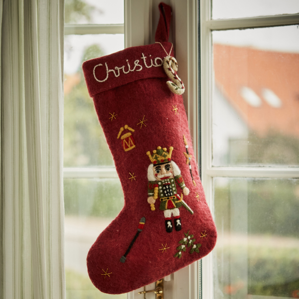 Personalized Nutcracker Stocking - Red