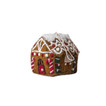 Gingerbread House Ornament - Brown