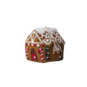 Gingerbread House Ornament - Brown