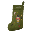 Personalized Nutcracker Stocking - Green
