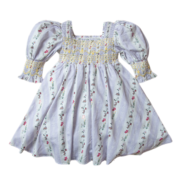 lilian embroidered smocked dress Francesca's Lilian Embroidered Smocked Dress at Hamilton Place in Chattanooga, TN
