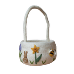 Felt Easter Basket - White