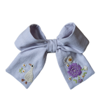 Spring Geese hairbow - Lilac