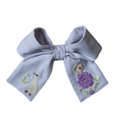 Spring Geese hairbow - Lilac