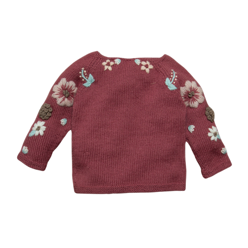 Flora sweater - Deep Berry