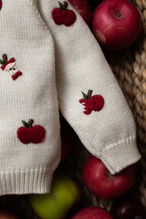 Apple cardigan - Cream White