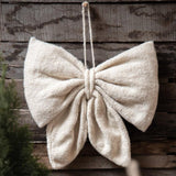 Big Christmas bow - Cream