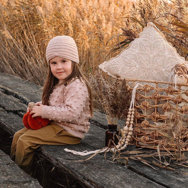 Ella hat (Kids) - Dusty Pink