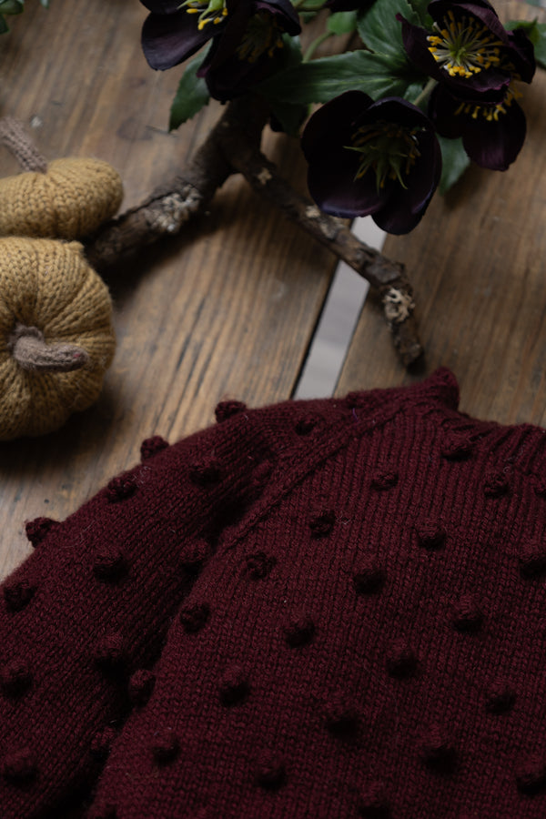 Bubble sweater - Grape