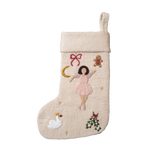 felted ballerina stocking for christmas