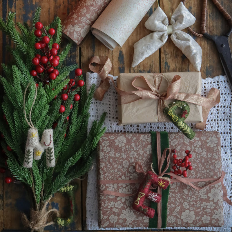 Christmas Letter ornament