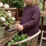 Bubble sweater - Plum