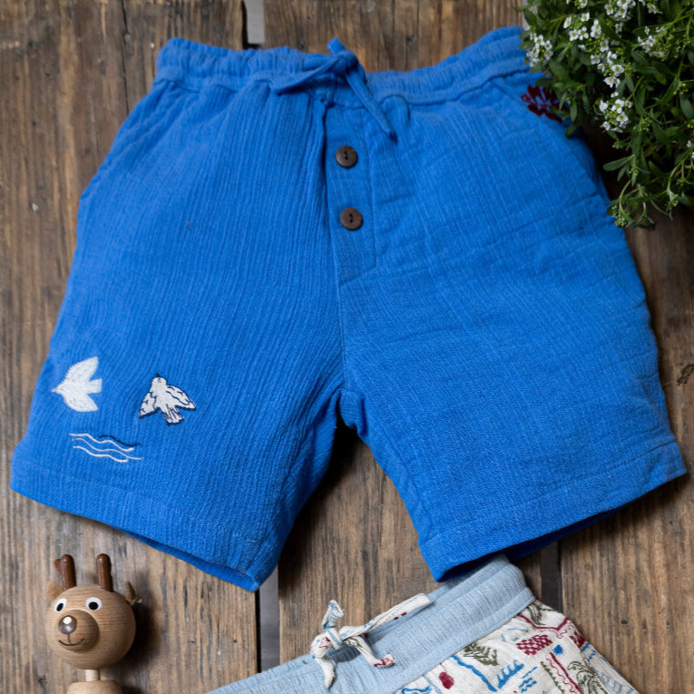 muslin cotton shorts for boys