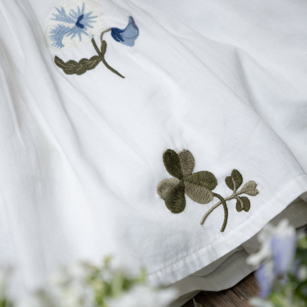 volume dress with flowers for kids