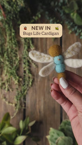 Bugs Life cardigan - Barley