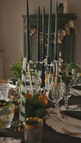 Bow Heirloom Tablecloth in Linen Blend - Cream White