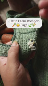 Little Farm romper - Sage