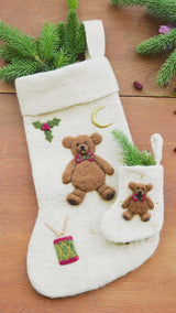 Mini Stocking Teddy Bear