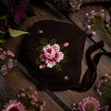 Heirloom Rose bonnet - Chocolate