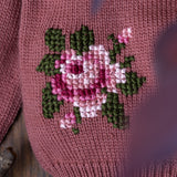 Heirloom Rose cardigan - Blush